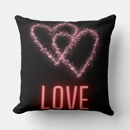 Valentine Pillow, Valentines Day Heart Throw Pillow Gift, Heart Throw Pillow, Valentines Day Decor