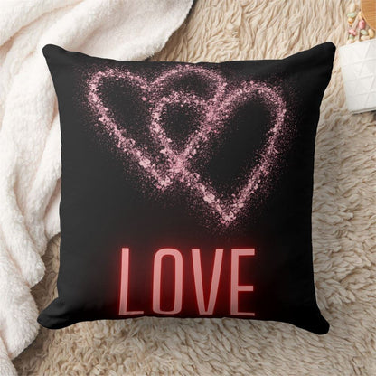 Valentine Pillow, Valentines Day Heart Throw Pillow Gift, Heart Throw Pillow, Valentines Day Decor