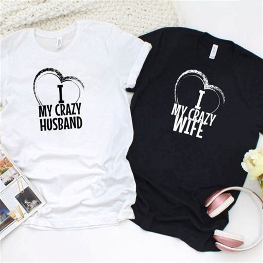 Valentine Surprise - Crazy Wife Husband Love, Hilarious Matching Outfits For Couples, Couple T Shirts, Valentine T-Shirt, Valentine Day Gift