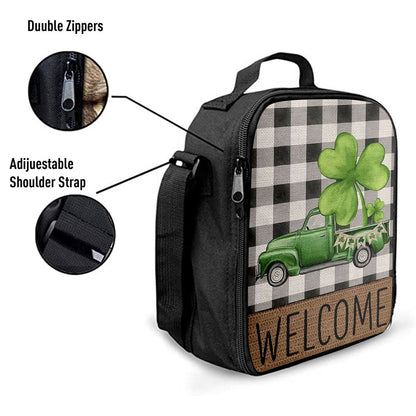 Welcome St Patrick's Day Green Truck Lunch Bag, St Patrick's Day Lunch Box, St Patrick's Day Gift