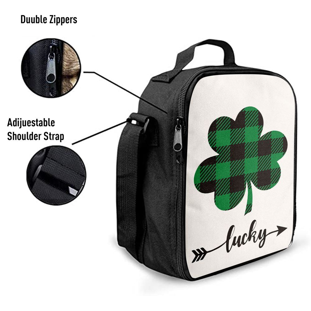 Welcome St Patrick's Day Shamrock Clover Lunch Bag, St Patrick's Day Lunch Box, St Patrick's Day Gift