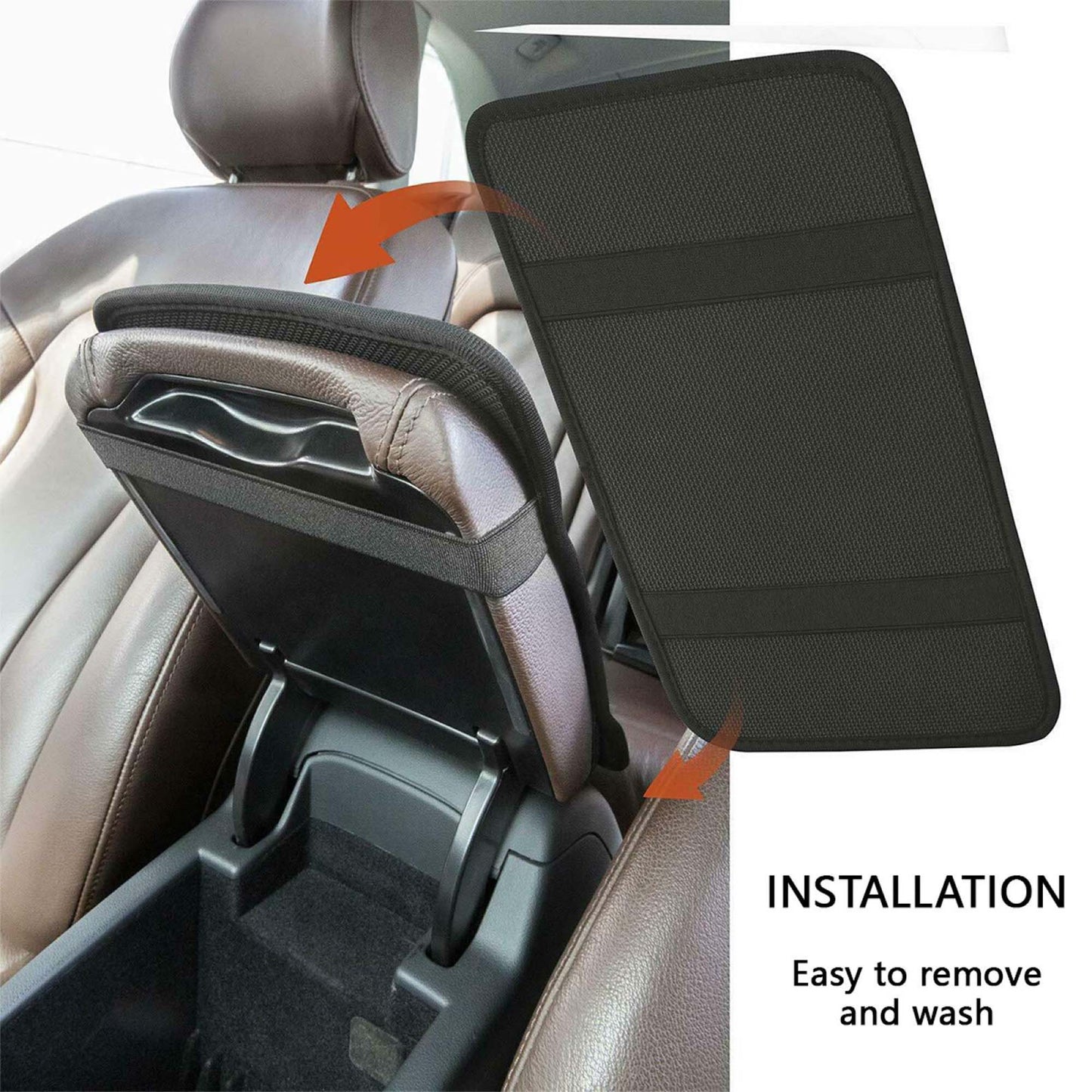 Let Everything That Has Breath Center Console Armrest Pad, Anchor Wooden Cross Pretty Seagull Seat Box Cover, Christian Interior Car Accessories