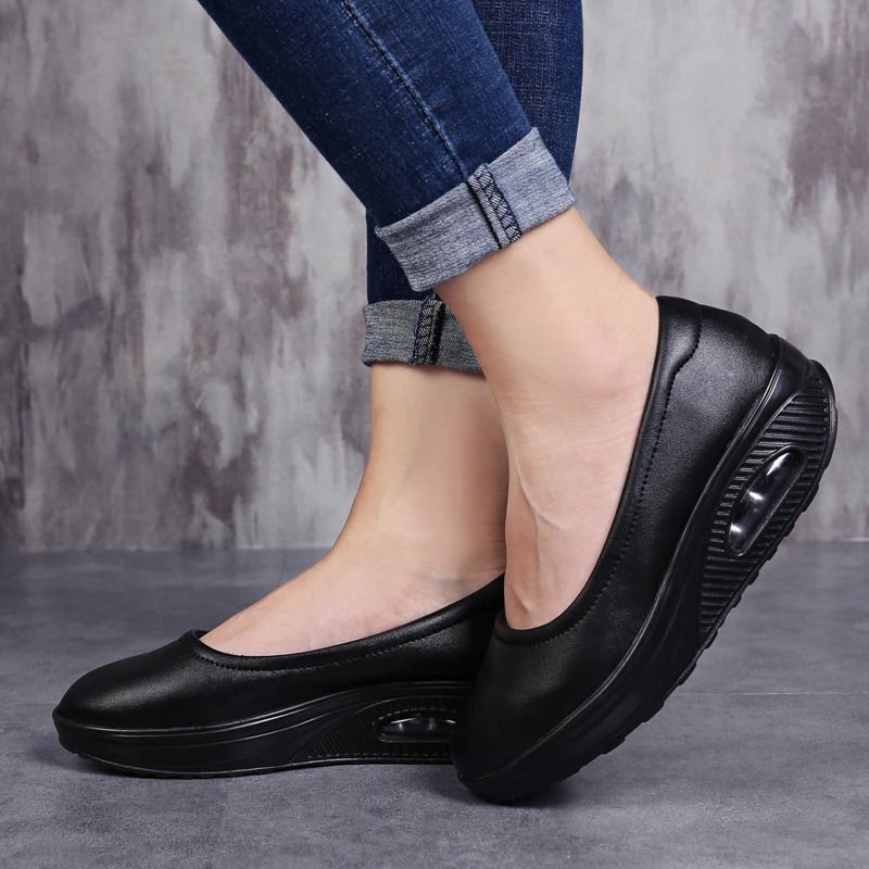 Women's Shoes, Nurse Walking Shoes For Women Height Increase Slip-ons, Women's Non slip Dress Shoes, Women's Walking Shoes