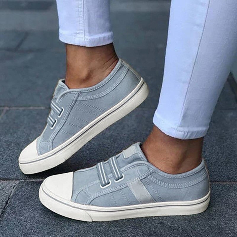Women's Shoes, Women Orthopedic Oversized Canvas Flats Elastic Band Comfy Wearable Casual Shoes,Women's Non slip Dress Shoes, Women's Walking Shoes
