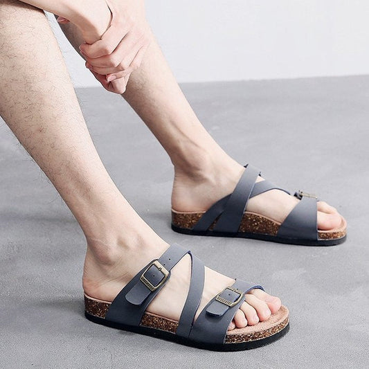 Casual Sandals For Men,Men High-quality Orthopedic Sandals Buckle Comfy Arch Support, Orthopedic Sandals For Men