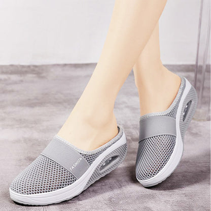  Women Orthopedic Shoes Vintage Breathable Anti-slip Casual Diabetic Shoes