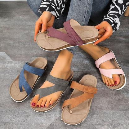 Women's Sandals, Orthopedic Sandals For Women Arch Support Summer Flip Flops