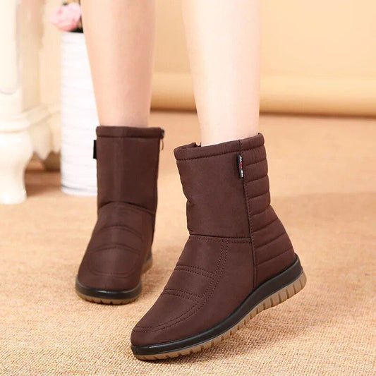  Orthopedic Shoes for Women Nonslip Waterproof Comfortable Ankle Snow Boots