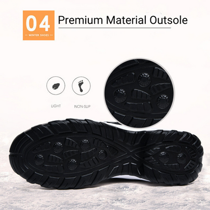  Orthopedic Sneakers Windproof Furred Thick Non-skid OutSole Winter Shoes