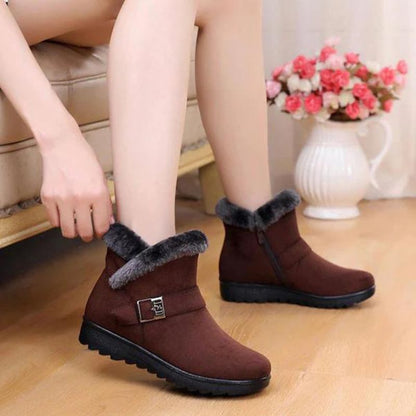  Orthopedic Women Ankle Boots Fur Lined Super Warm Winter Comfortable Shoes
