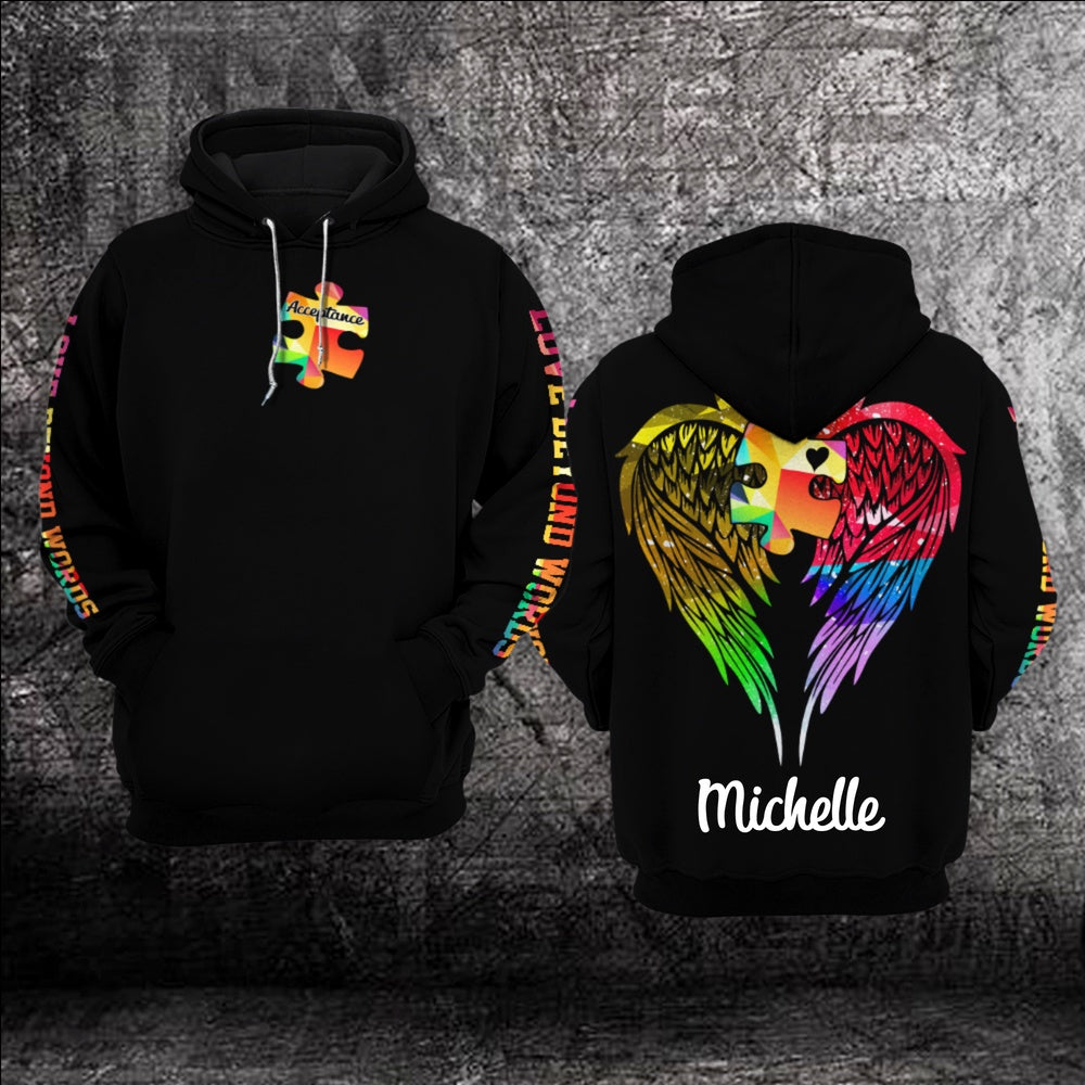 Autism Hoodie, Autism Acceptance Custom All Over Print Hoodie