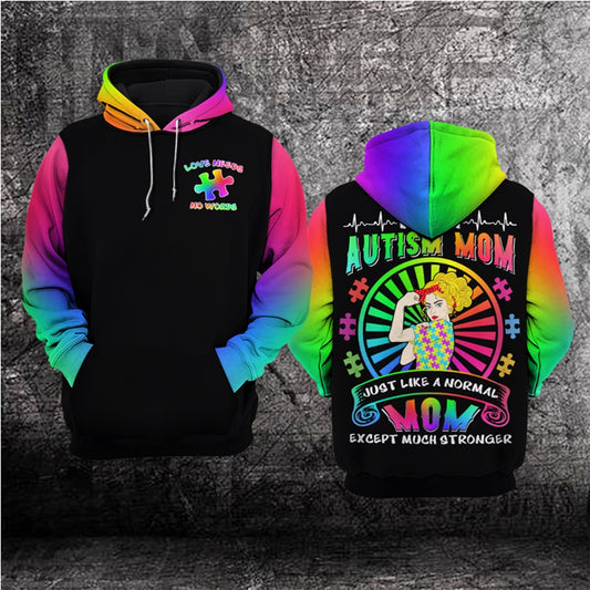 Autism Hoodie, Autism Mom All Over Print Hoodie