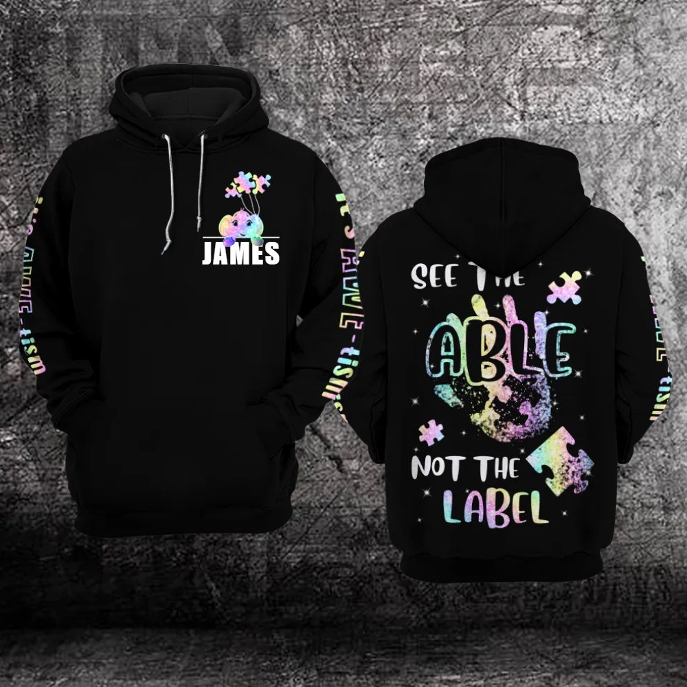 Autism Hoodie, It's Awe-Tism Custom All Over Print Hoodie