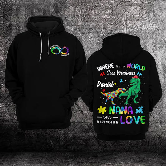 Autism Hoodie, Neurodiversity Is Beautiful Custom All Over Print Hoodie