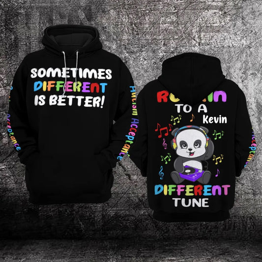 Autism Hoodie, Sometimes Different Is Better Custom All Over Print Hoodie