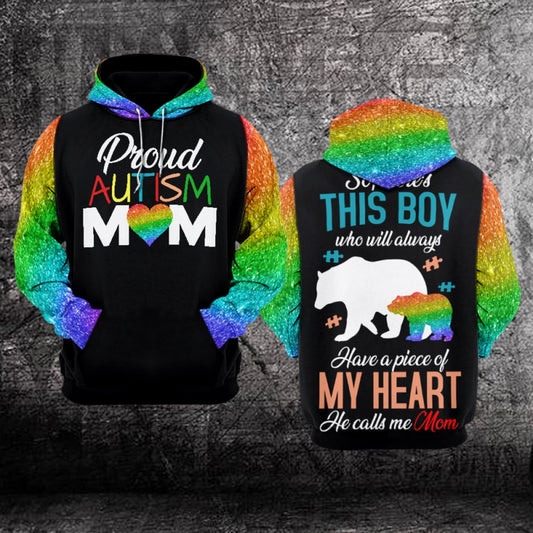 Autism Hoodie, You'll Always Have A Piece Of My Heart All Over Print Hoodie