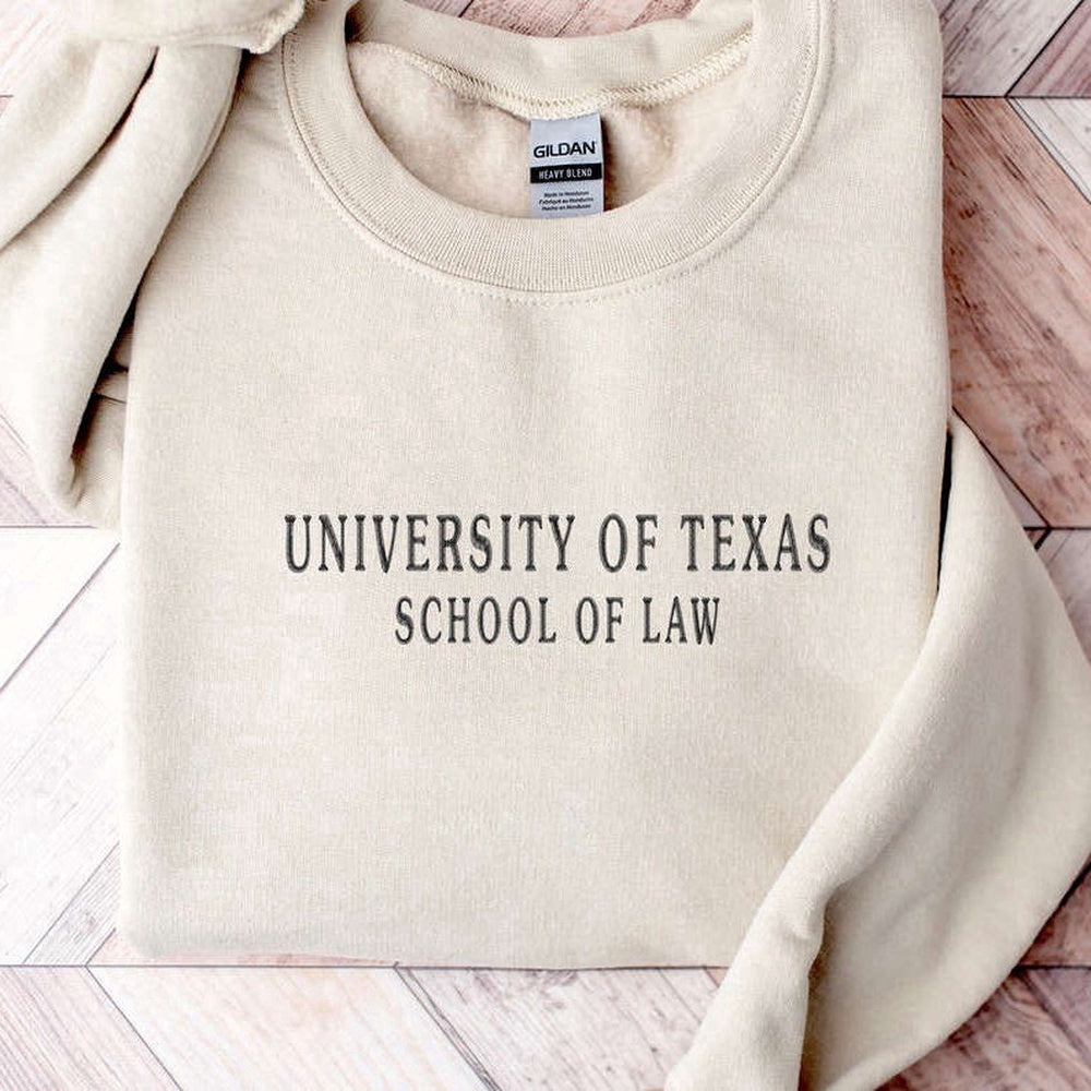 Embroidered Custom Sweatshirts, Customized University Embroidered Sweatshirt 2D Crewneck Sweatshirt For Family, Christmas Gift