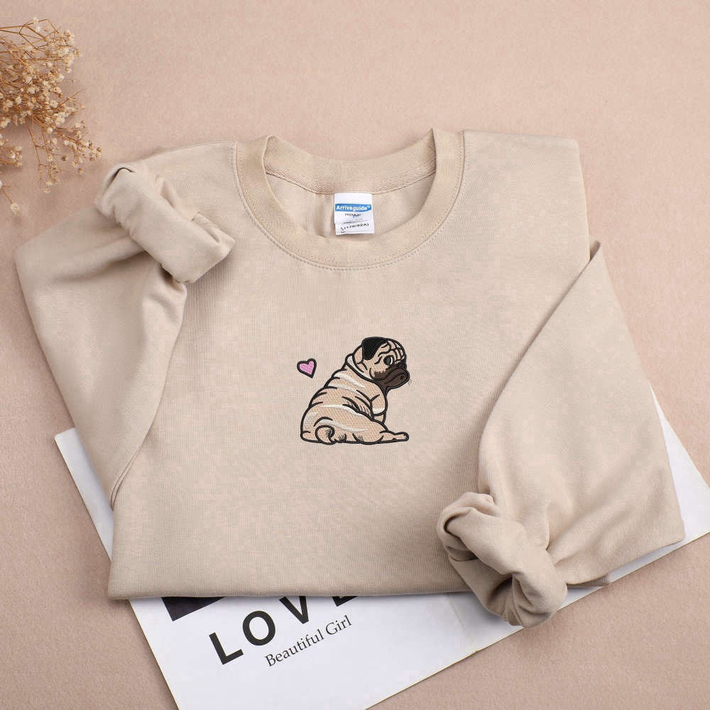 Embroidered Custom Sweatshirts, Dog Sweatshirt, Dog Sweatshirt, Embroidered Sweatshirt, Gift For Family, Christmas Gift