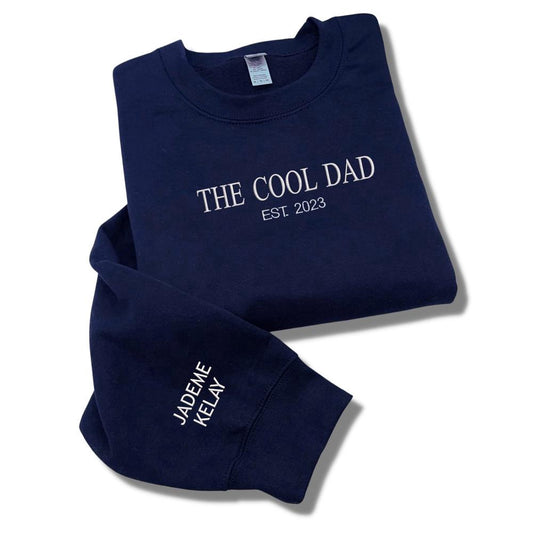 Embroidered Custom Sweatshirts, The Cool Uncle Sweatshirt, Uncle Sweatshirt Embroidered, Best Father'S Day Gifts, Christmas Gift