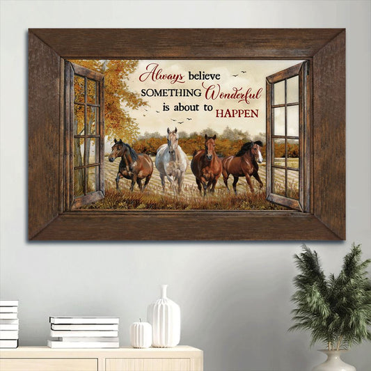 Farm Canvas, Amazing Horses, Autumn Season, Gift For Christian Canvas, Farmhouse Canvas, Vintage Farm Prints, Farmhouse Wall Decor