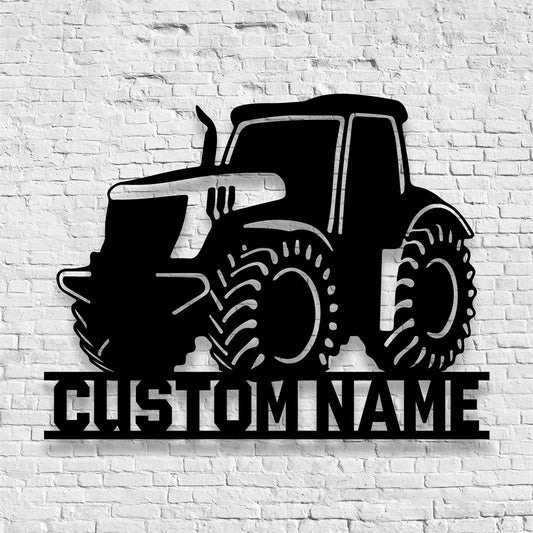Farm Metal Sign, Custom Tractor Farm Custom Metal Sign, Farm Metal Wall Hangings, Farm Metal Artwork