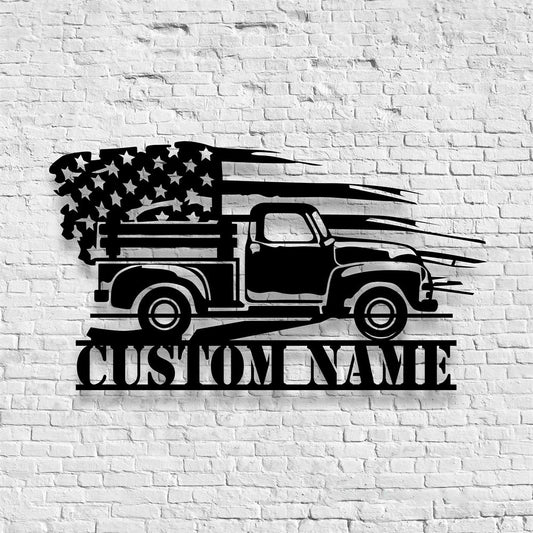 Farm Metal Sign, Custom Us Farm Truck Driver Metal Sign, Farm Metal Wall Hangings, Farm Metal Artwork