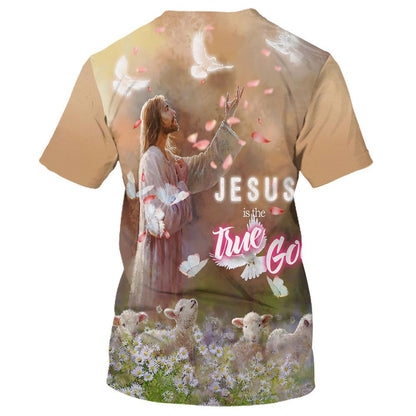 Jesus True God All Over Print 3D T Shirt, Christian 3D T Shirt, Christian Gift, Christian T Shirt