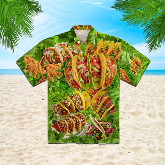 Mexico Hawaiian Shirt, Oragontee Tacos Mexican Hawaiian Shirt, Mexican Aloha Shirt