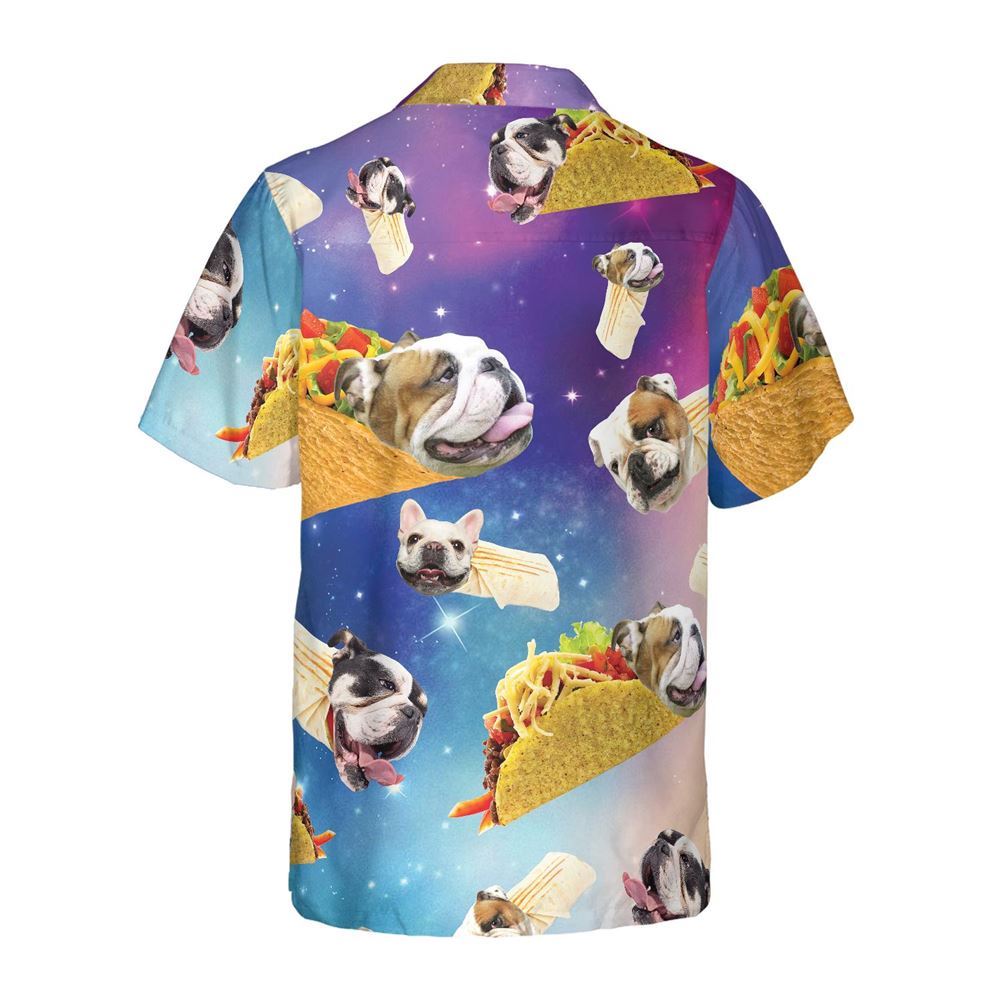 Mexico Hawaiian Shirt, Taco Bulldog Shirt For Men Hawaiian Shirt, Mexican Aloha Shirt