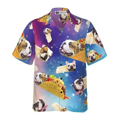 Mexico Hawaiian Shirt, Taco Bulldog Shirt For Men Hawaiian Shirt, Mexican Aloha Shirt