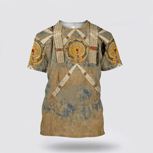 Native American T Shirt, Local Pride Native American 3D All Over Printed T Shirt, Native American Graphic Tee For Men Women