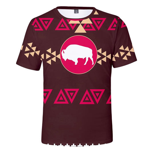 Native American T Shirt, Mama Bear Native Totem Native American 3D All Over Printed T Shirt, Native American Graphic Tee For Men Women