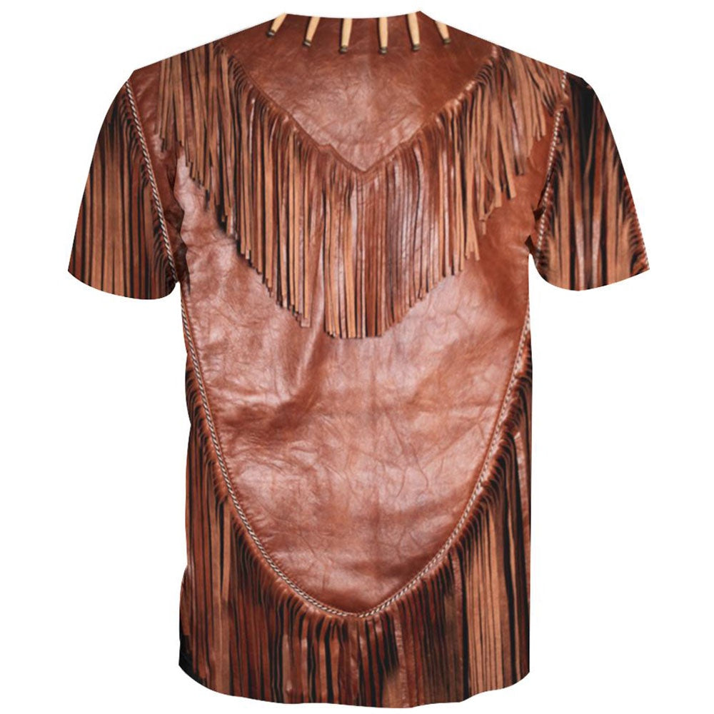 Native American T Shirt, Native American Cowboys All Over Printed T Shirt, Native American Graphic Tee For Men Women