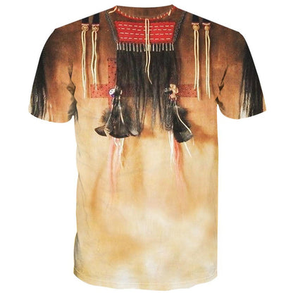 Native American T Shirt, Native American Feather All Over Printed T Shirt, Native American Graphic Tee For Men Women