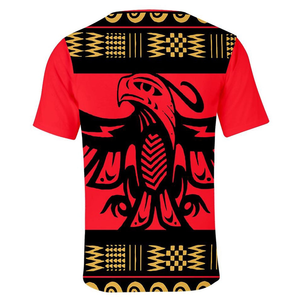 Native American T Shirt, Phoenix Native American 3D All Over Printed T Shirt, Native American Graphic Tee For Men Women