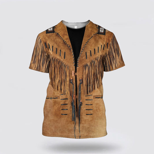 Native American T Shirt, Polite Native American 3D All Over Printed T Shirt, Native American Graphic Tee For Men Women