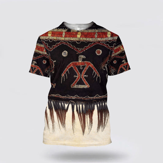 Native American T Shirt, Proud Heritages Native American 3D All Over Printed T Shirt, Native American Graphic Tee For Men Women