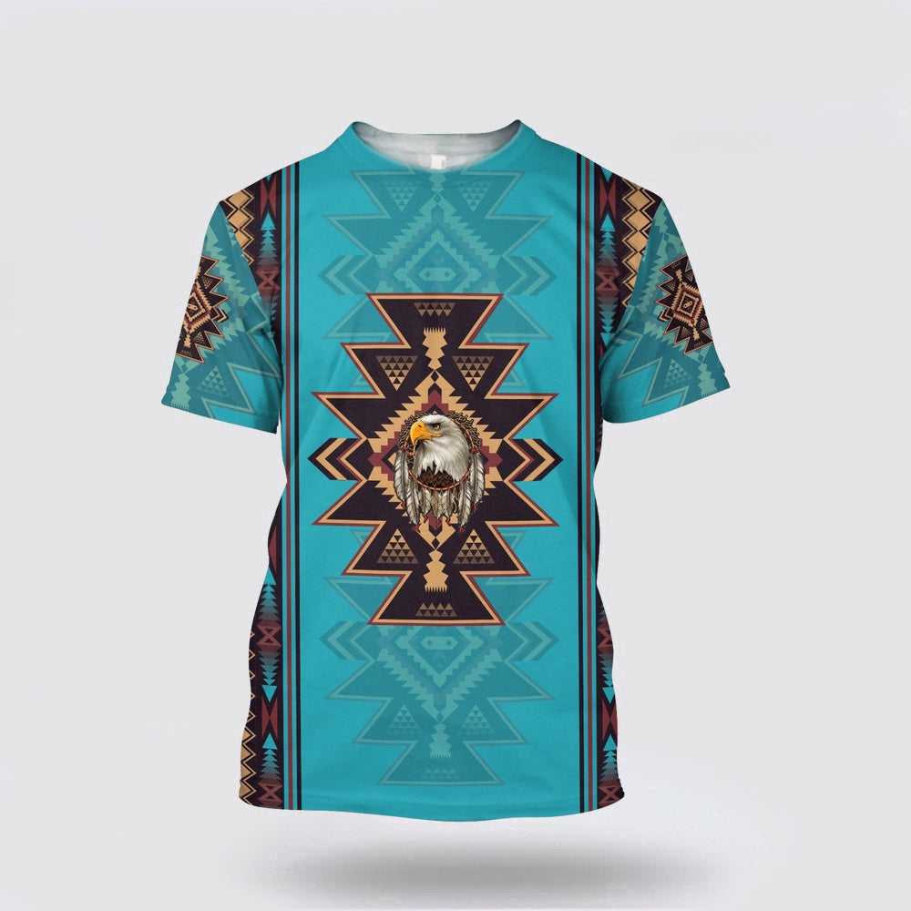 Native American T Shirt, Rich And Unique Native American 3D All Over Printed T Shirt, Native American Graphic Tee For Men Women