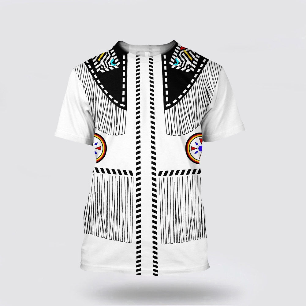 Native American T Shirt, Symbol Of The Sun Native American 3D All Over Printed T Shirt, Native American Graphic Tee For Men Women