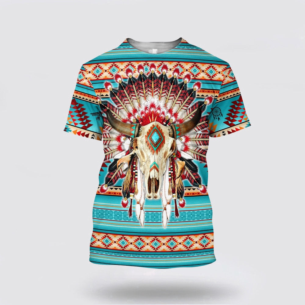 Native American T Shirt, Thank God Native American 3D All Over Printed T Shirt, Native American Graphic Tee For Men Women