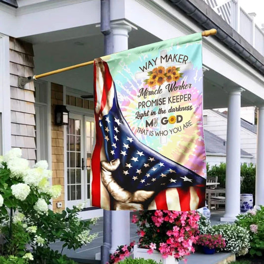Peace Jesus America House Flag, Outdoor Religious Flags, Christian Flag, Religious Flag, Christian Outdoor Decor
