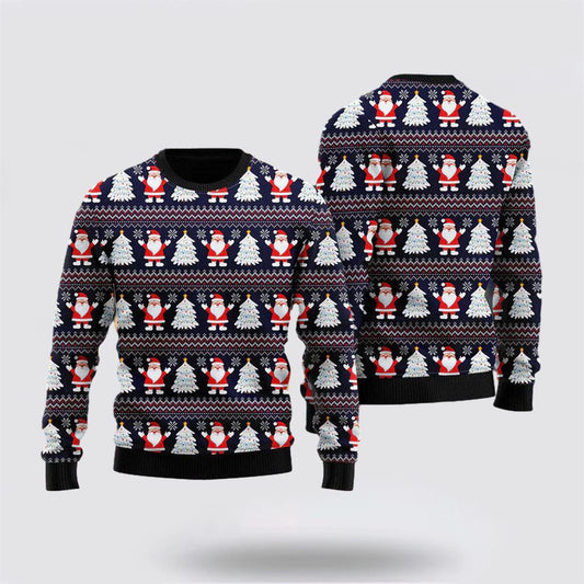 Santa Claus Under The Christmas Tree Ugly Christmas Sweater For Men And Women, Christmas Gift, Christmas Winter Fashion