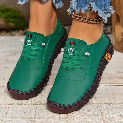 Women's Shoes, Wide Toe Box Leather Shoes Basic Colors, Women's Walking Shoes, Comfortable Women's Dress Shoes