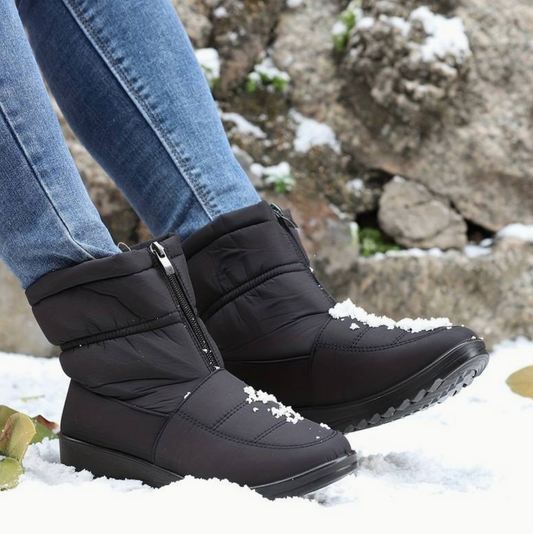  Orthopedic Ankle Boots Water-proof Durable Front Zipper Winter Shoes