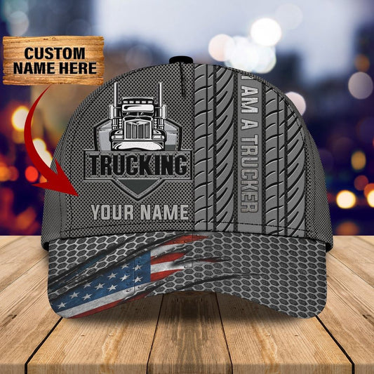 Trucker USA Customized Name 3D Cap, Farm Cap, Farmer Baseball Cap, Cow Cap, Cow Gift, Farm Animal Hat