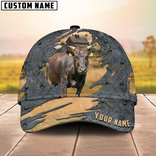 Waygu Customized Name Cap, Farm Cap, Farmer Baseball Cap, Cow Cap, Cow Gift, Farm Animal Hat