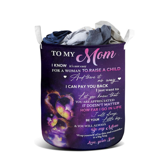You'Ll Always Be My Mom Laundry Basket, Mother's Day Laundry Basket, Gift Basket For Bedroom