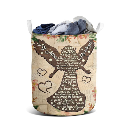 Your Battle Is Now Over Laundry Basket, Mother's Day Laundry Basket, Gift Basket For Bedroom