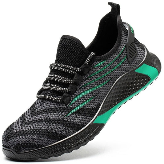 Men's Orthopedic Shoes, Ergonomic Pain-Relief Unbreakable Safety Shoes Green Shoes For Men
