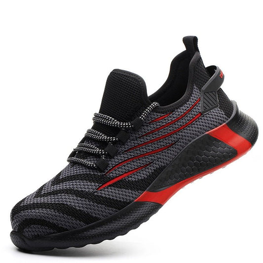 Men's Orthopedic Shoes, Ergonomic Pain-Relief Unbreakable Safety Shoes Red Shoes For Men